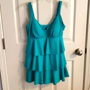 Teal Bathing Suit Size 14